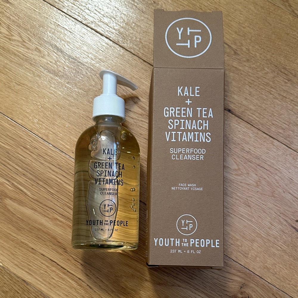 NEW Youth to the People Kale Green Tea Spinach Vitamin Superfood Cleanser 237 ml